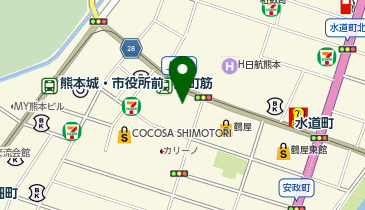 OWNDAYS HAB@熊本店の地図画像