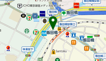 OWNDAYS 飯田橋ラムラ店の地図画像