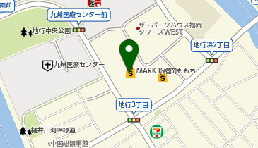 OWNDAYS マークイズ福岡ももち店の地図画像