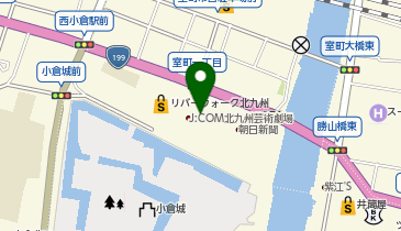 OWNDAYS リバーウォーク北九州店の地図画像