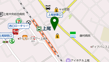 OWNDAYS まるひろ上尾SC店の地図画像