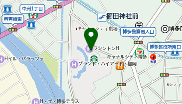 OWNDAYS キャナルシティ博多店の地図画像