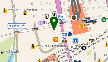 OWNDAYS LINKS UMEDA店の地図画像