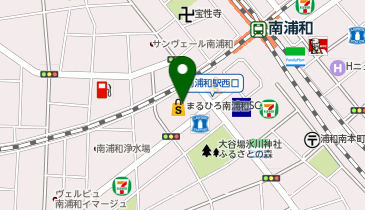 OWNDAYS まるひろ南浦和SC店の地図画像