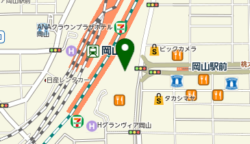 OWNDAYS 岡山一番街店の地図画像