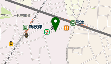 OWNDAYS 秋津店の地図画像