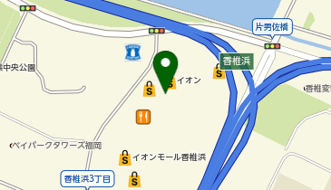 OWNDAYS イオンモール香椎浜店の地図画像