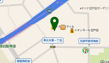 OWNDAYS イオンモール北戸田店の地図画像