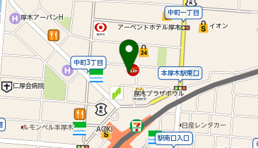 OWNDAYS 本厚木店の地図画像