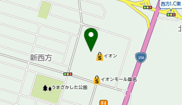 OWNDAYS イオンモール桑名アンク店の地図画像