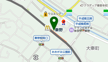 OWNDAYS 秦野駅店の地図画像
