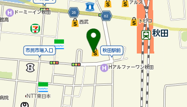 OWNDAYS フォンテAKITA店の地図画像