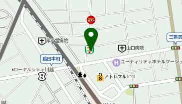 OWNDAYS 川越モディ店の地図画像