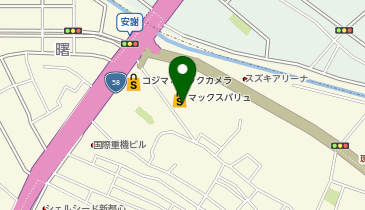 OWNDAYS マックスバリュ安謝店の地図画像
