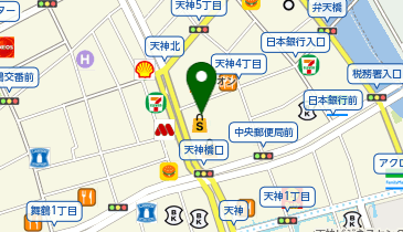 OWNDAYS ノース天神店の地図画像