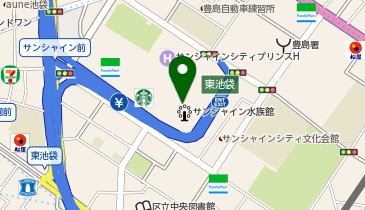 OWNDAYS サンシャインシティアルタ店の地図画像