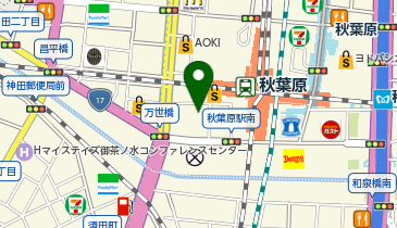 OWNDAYS 秋葉原ラジオ会館店の地図画像