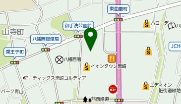OWNDAYS イオンタウン黒崎店の地図画像