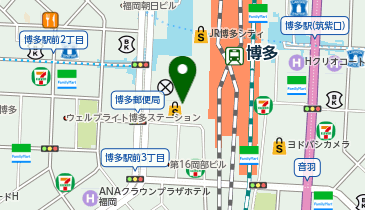 OWNDAYS 博多マルイ店の地図画像