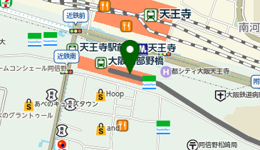 OWNDAYS あべのハルカス店の地図画像