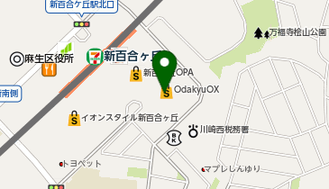 OWNDAYS 新百合ケ丘エルミロード店の地図画像