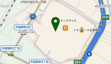 OWNDAYS イオンモール広島府中店の地図画像