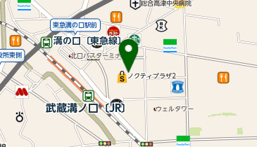OWNDAYS マルイファミリー溝口店の地図画像