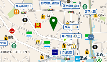 OWNDAYS 渋谷ロフト店の地図画像