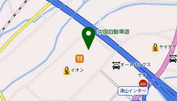 OWNDAYS イオンモール津山店の地図画像
