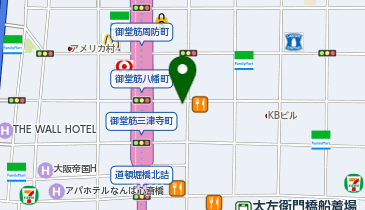 OWNDAYS 心斎橋店の地図画像