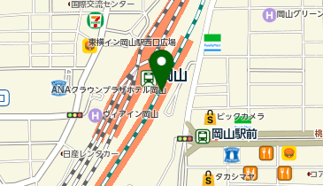 OWNDAYS さんすて岡山店の地図画像