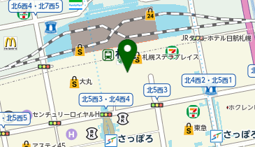 OWNDAYS 札幌アピア店の地図画像