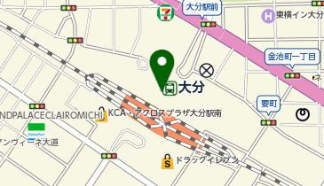OWNDAYS アミュプラザおおいた店の地図画像