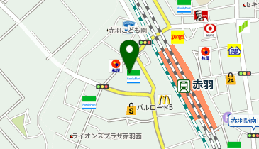 OWNDAYS 赤羽ビビオ店の地図画像