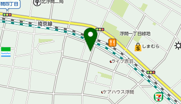 コモディイイダ 北赤羽店の地図画像