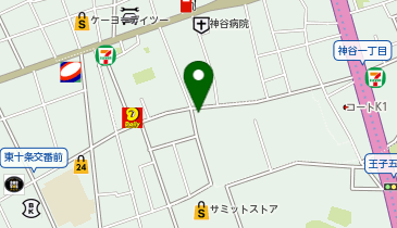 コモディイイダ 東十条店の地図画像