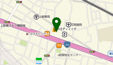 コモディイイダ 上板橋店の地図画像