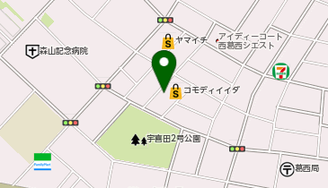 コモディイイダ 北葛西店の地図画像