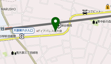コモディイイダ 大泉店の地図画像