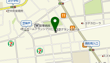 コモディイイダ 川口芝店の地図画像