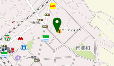 コモディイイダ 南浦和東口店の地図画像