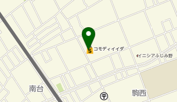 コモディイイダ 南台店の地図画像