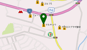 マルキョウ 久山台店の地図画像