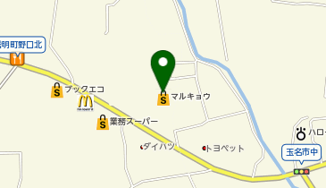 マルキョウ 玉名店の地図画像