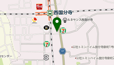 生活クラブ デポー国分寺の地図画像