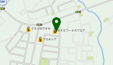 カスミ フードスクエア馬渡店の地図画像
