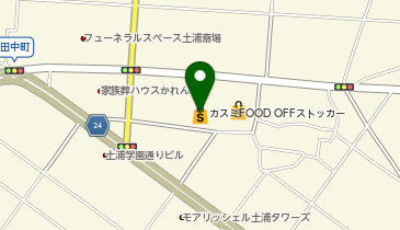 FOOD OFFストッカー土浦田中店の地図画像