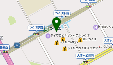 カスミ プルシェつくばキュート店(トナリエつくばスクエア キュート内)の地図画像