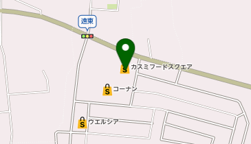 カスミ フードスクエア学園の森店の地図画像