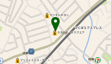 カスミ フードスクエア流山おおたかの森店の地図画像